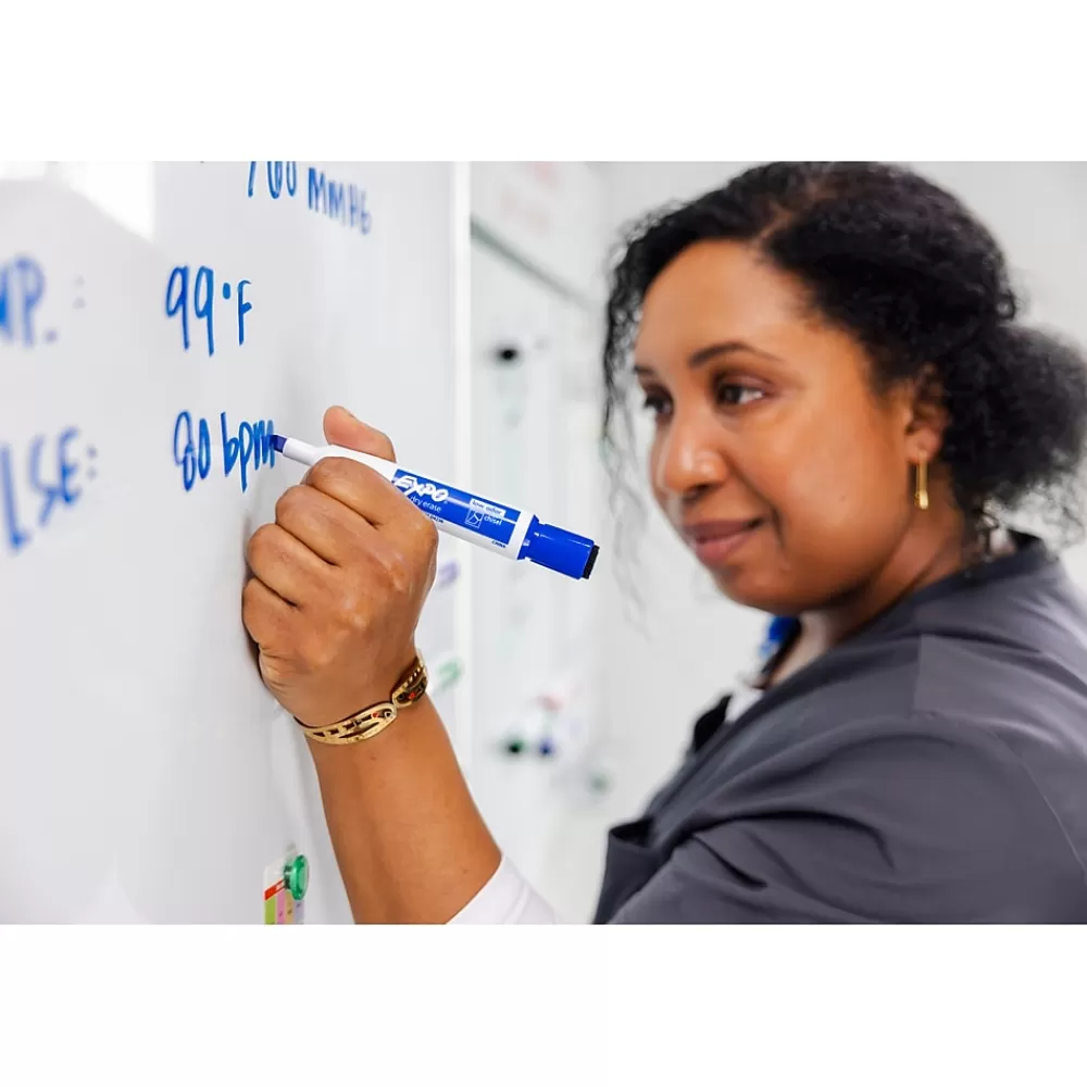 Expo Markers<Magnetic Dry Erase Markers, Chisel Tip, Assorted, 4/Pack (1944728)
