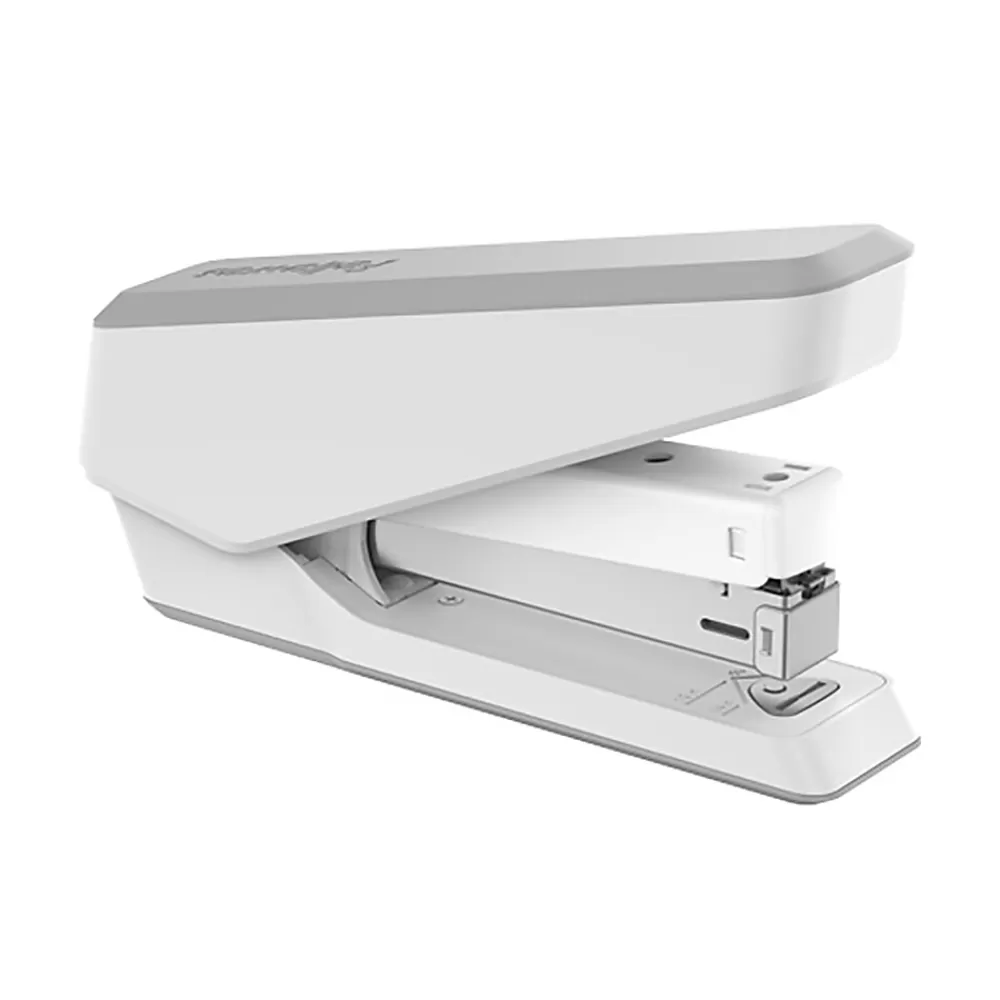 Fellowes Staplers<LX850 EasyPress Desktop Stapler, 25 Sheet Capacity, White (5011601)