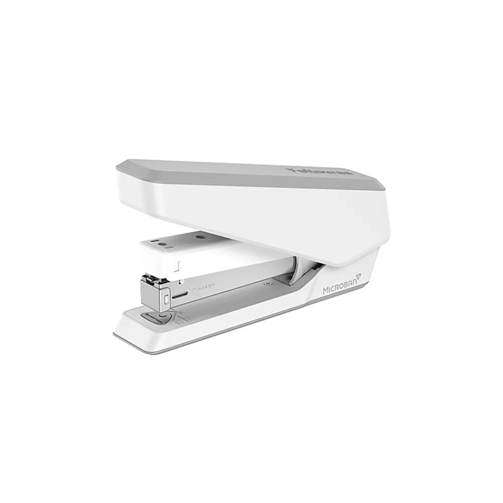 Fellowes Staplers<LX850 EasyPress Desktop Stapler, 25 Sheet Capacity, White (5011601)