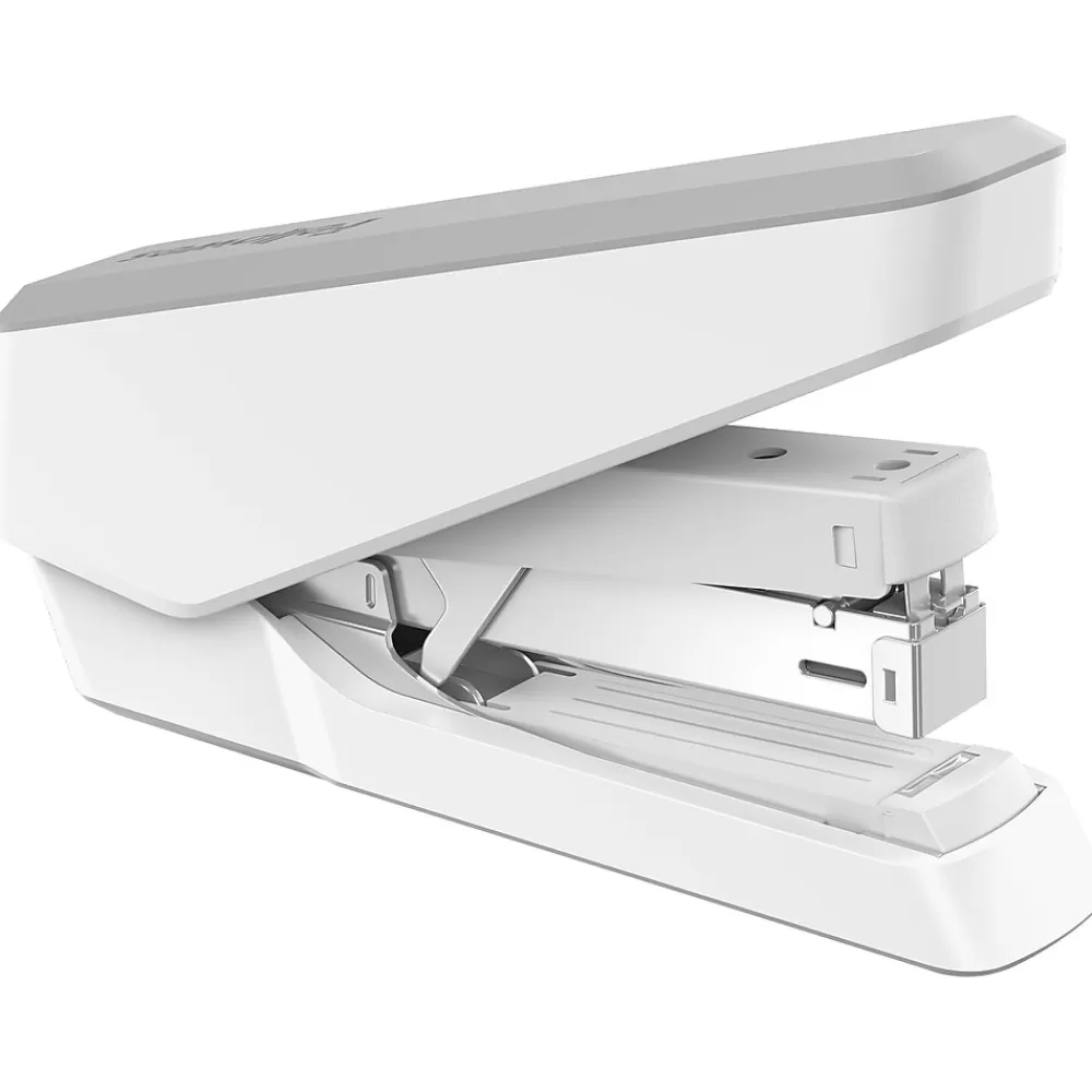 Fellowes Staplers<LX870 EasyPress Desktop Stapler, 40-Sheet Capacity, White (5014501)