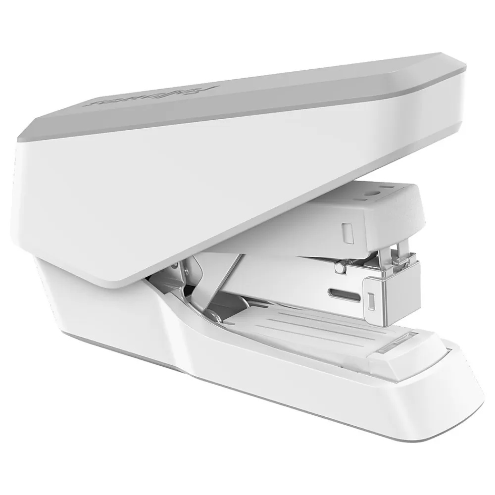 Fellowes Staplers<LX860 EasyPress Desktop Stapler, 40-Sheet Capacity, White (5014301)