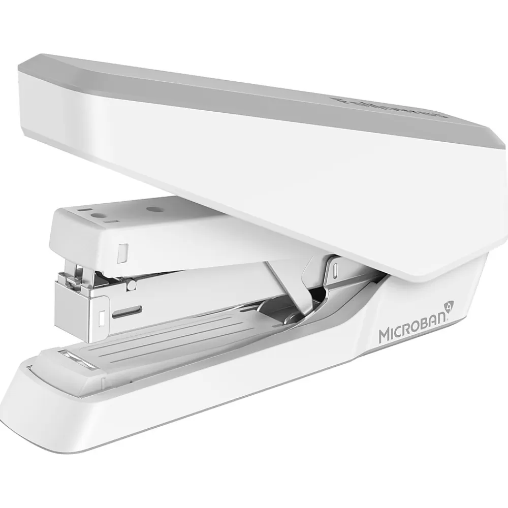 Fellowes Staplers<LX870 EasyPress Desktop Stapler, 40-Sheet Capacity, White (5014501)