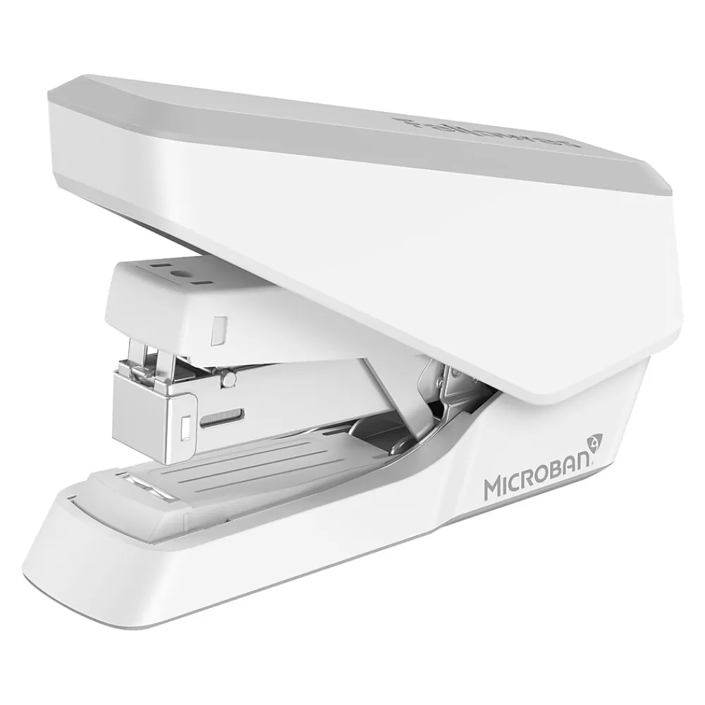 Fellowes Staplers<LX860 EasyPress Desktop Stapler, 40-Sheet Capacity, White (5014301)