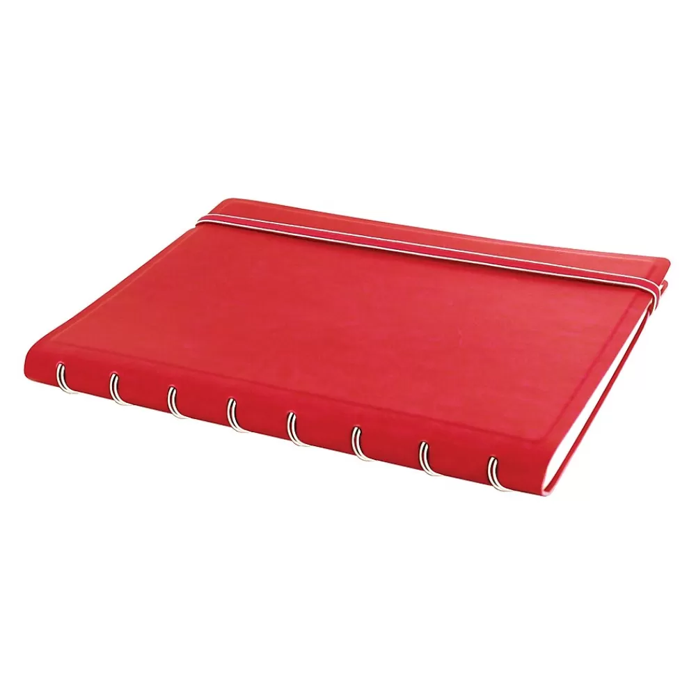 Filofax Notebooks<A5 Classic Bright 4-Subject Professional Notebooks, 5.8" x 8.25", College Ruled, 56 Sheets, Red (B115008U)