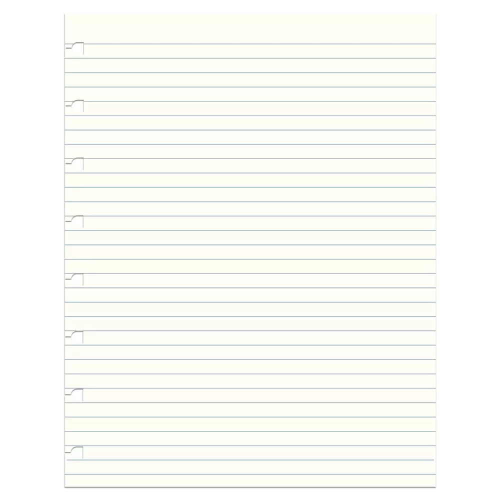Filofax Notebooks<A5 1-Subject Professional Notebooks, 5.5" x 8.5", College Ruled, 32 Sheets, White (B152008U)