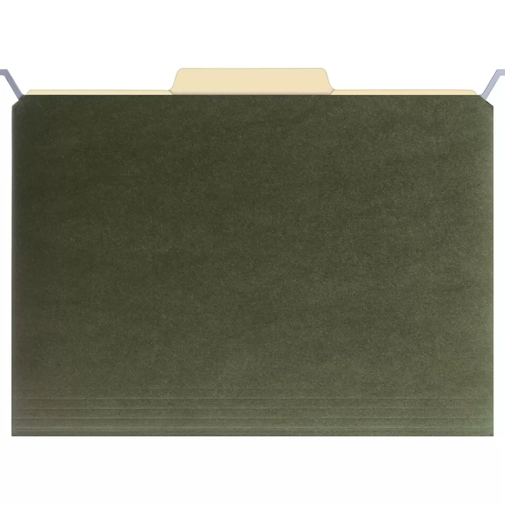 Find It Hanging File Folders<Heavy Duty Hanging File Folder, Legal Size, Green, 20/Pack (FT07043)