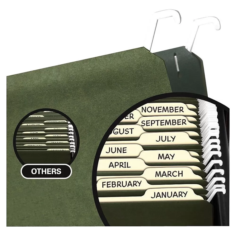 Find It Hanging File Folders<Heavy Duty Hanging File Folder, Legal Size, Green, 20/Pack (FT07043)