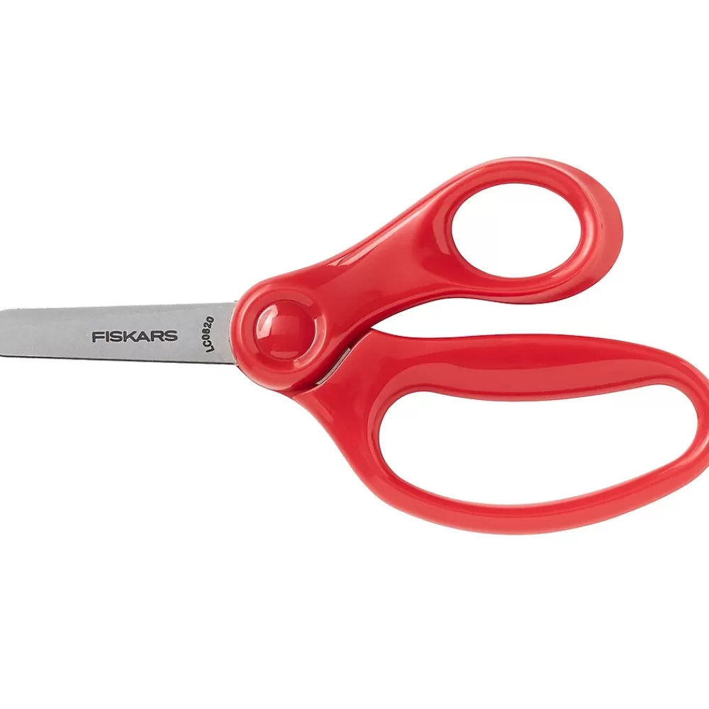 Fiskars Scissors<5" Kids' Scissors, Blunt Tip, Assorted Colors, 3/Pack (1067042CT)