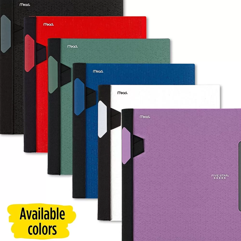 Five Star Subject Notebooks<Advance 3-Subject Notebooks, 8.5" x 11", College Ruled, 150 Sheets, Assorted Colors (06324)