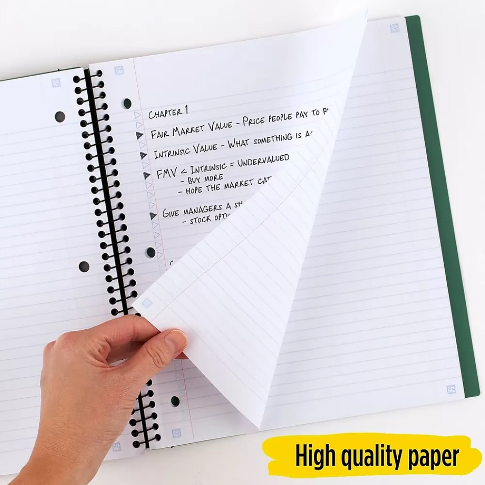 Five Star Subject Notebooks<Advance 5-Subject Subject Notebooks, 8.5" x 11", College Ruled, 200 Sheets (06326)