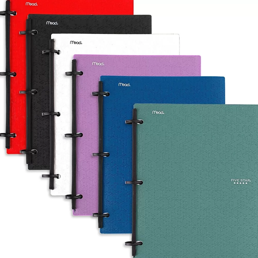 Five Star Subject Notebooks<Flex 5-Subject Subject Notebooks, 8.5" x 11", College Ruled, 150 Sheets, Green (08128)