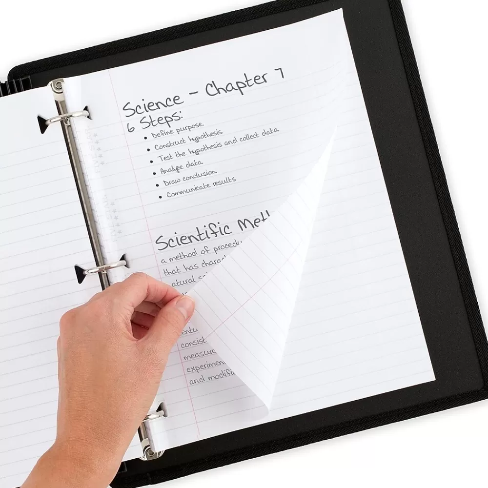 Five Star Filler Paper<Reinforced Wide Ruled Filler Paper, 8" x 10.5", 3-Hole Punched, 80 Sheets/Pack (150002/150034)
