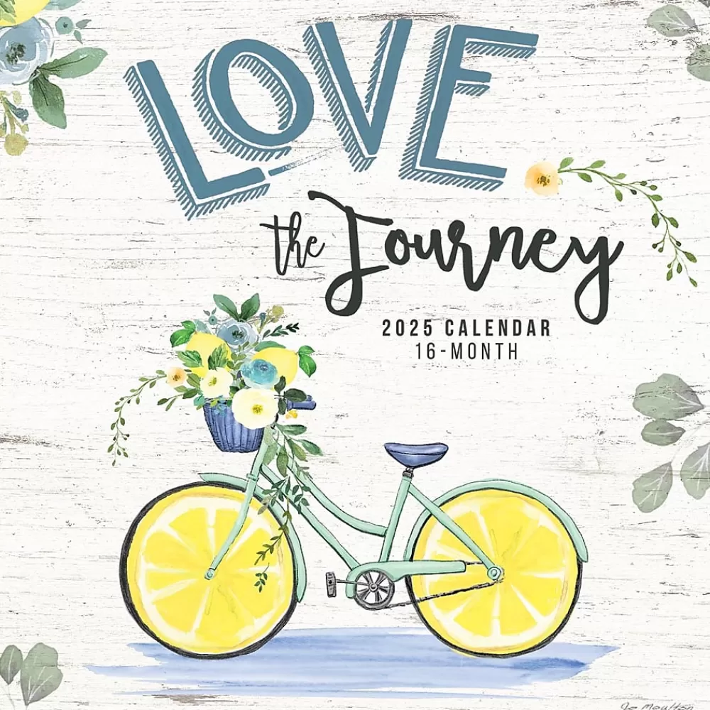 Hopper Studios 2025 Calendars<2025 Love The Journey 12" x 24" Monthly Square Wall Calendar (9781773728179)
