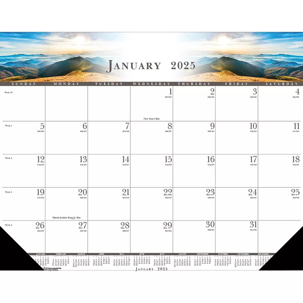 House of Doolittle 2025 Calendars<2025 22" x 17" Monthly Desk Pad Calendar (140-25)