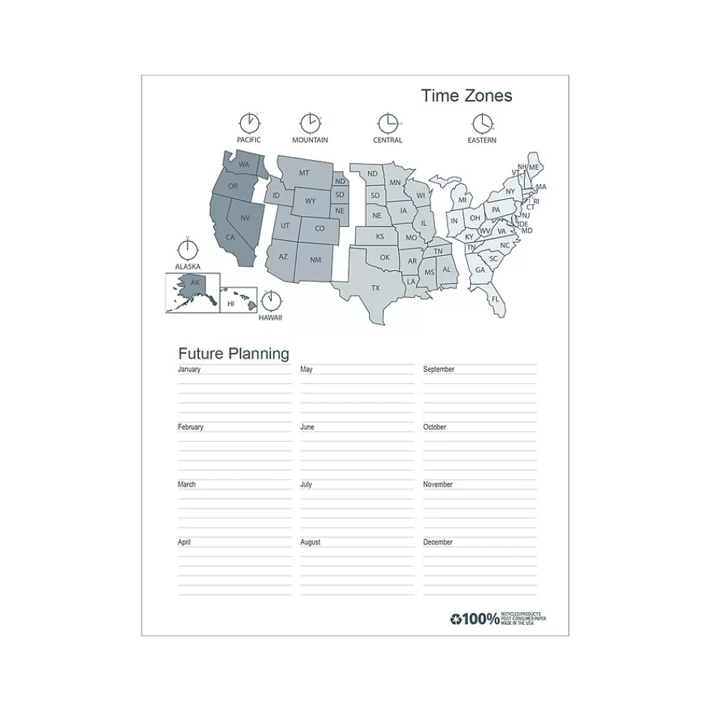 House of Doolittle 2025 Planners<2025 8.5" x 11" Monthly Planner, Faux Leather Cover, Black (26202-25)