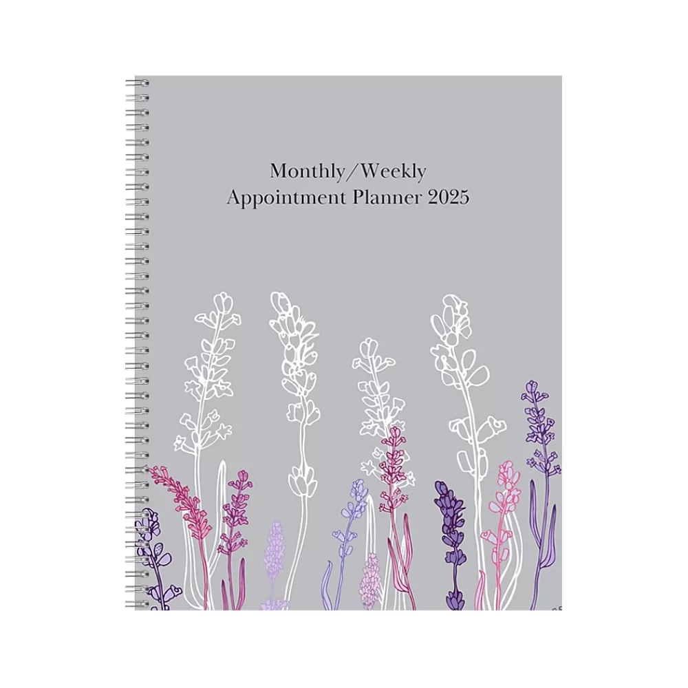 House of Doolittle 2025 Planners<2025 Wild Flower 8.5" x 11" Weekly & Monthly Planner, Paperboard Cover, Multicolor (28774-25)