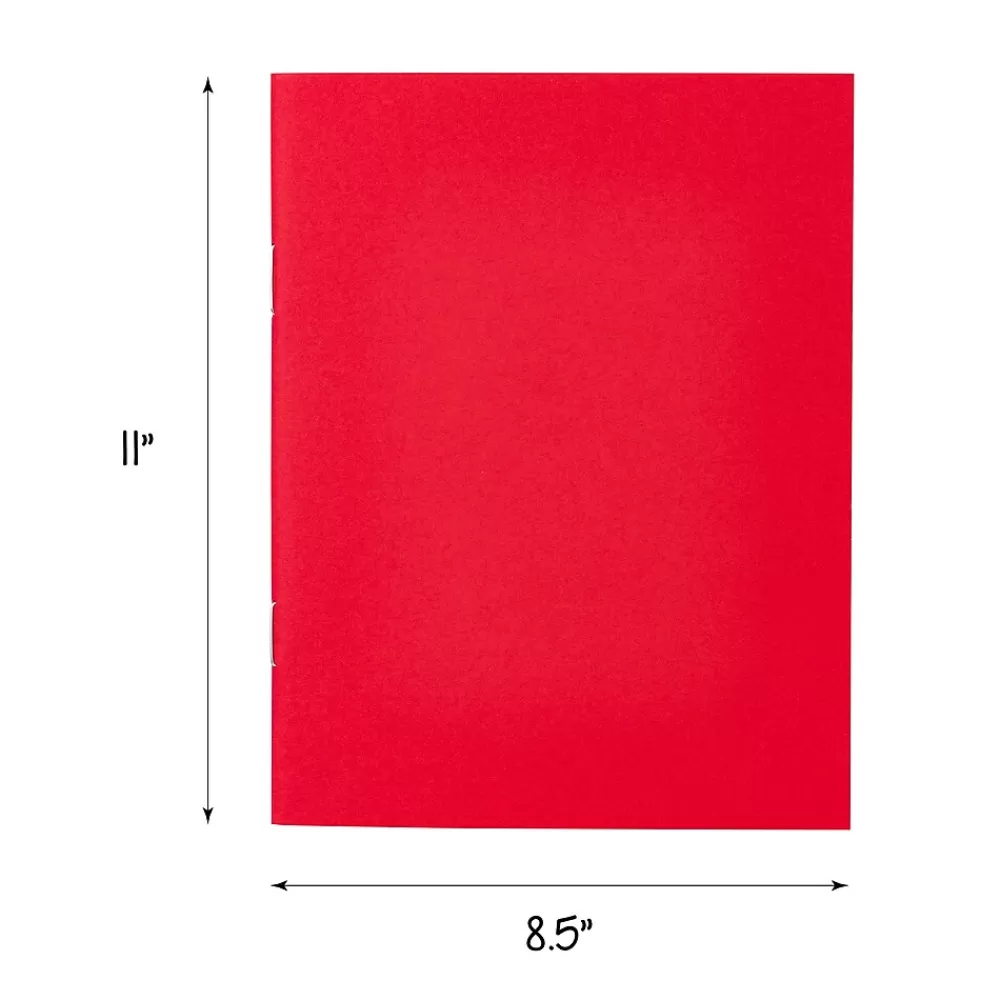 Hygloss Composition Notebooks<Blank Books, 8.5" x 11", 24 Sheets, Assorted Colors, 6/Pack, 2/Bundle (HYG77735-2)