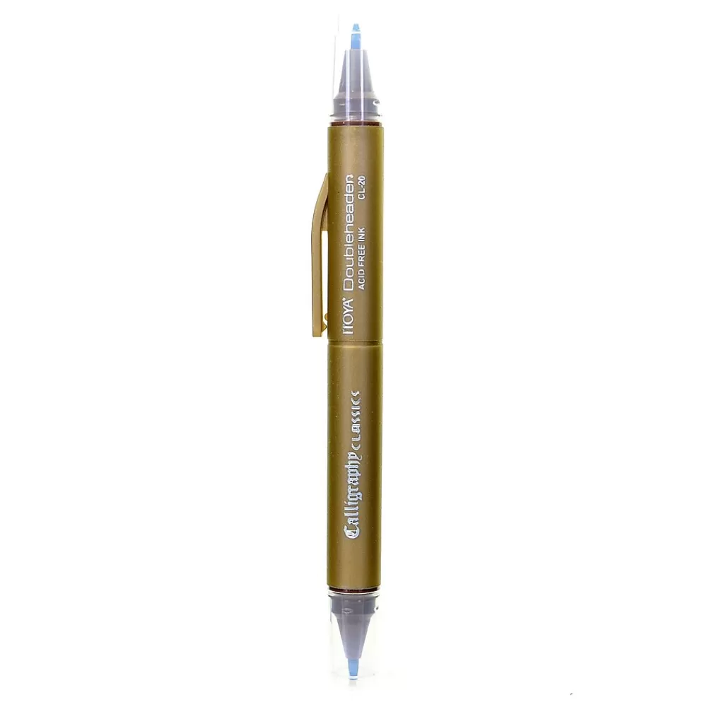 Itoya Markers<Doubleheader Calligraphy Marker mocha [Pack of 12]