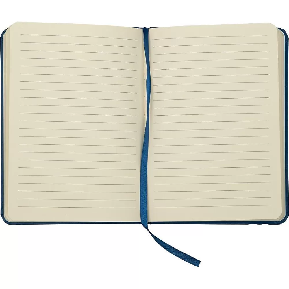 JAM Paper Journals<Hardcover Journal, 5" x 7", Blue, 200 Pages (340526608)