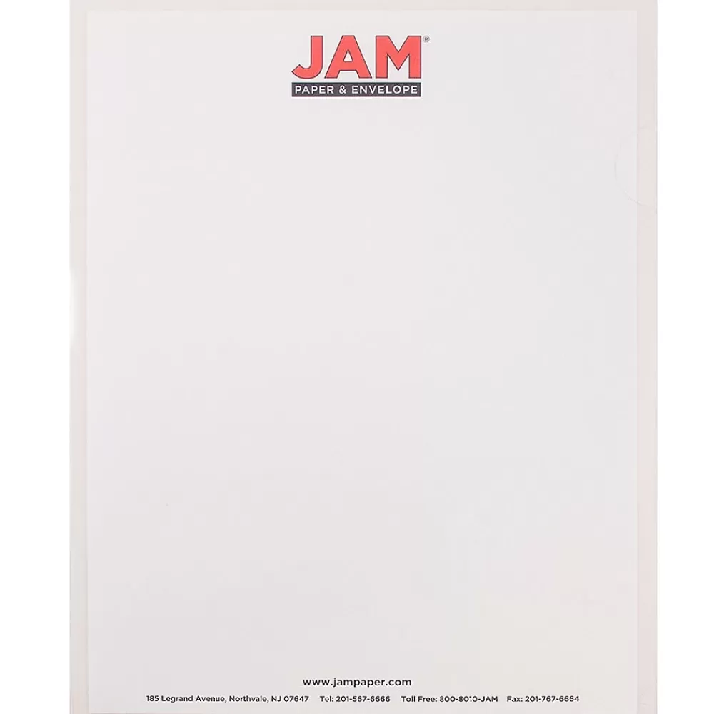 JAM Paper Sheet Protectors<® Heavyweight Plastic Sleeves, 9" x 12", Clear, 12/Pack (2226316988)