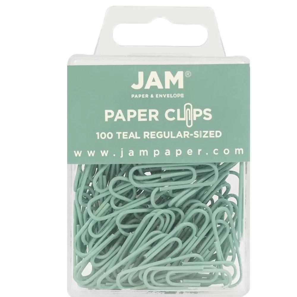 JAM Paper Clips & Fasteners<Paper Clips, 1" Capacity, , 100 Clips/Pack, 2/Pack (21832064a)