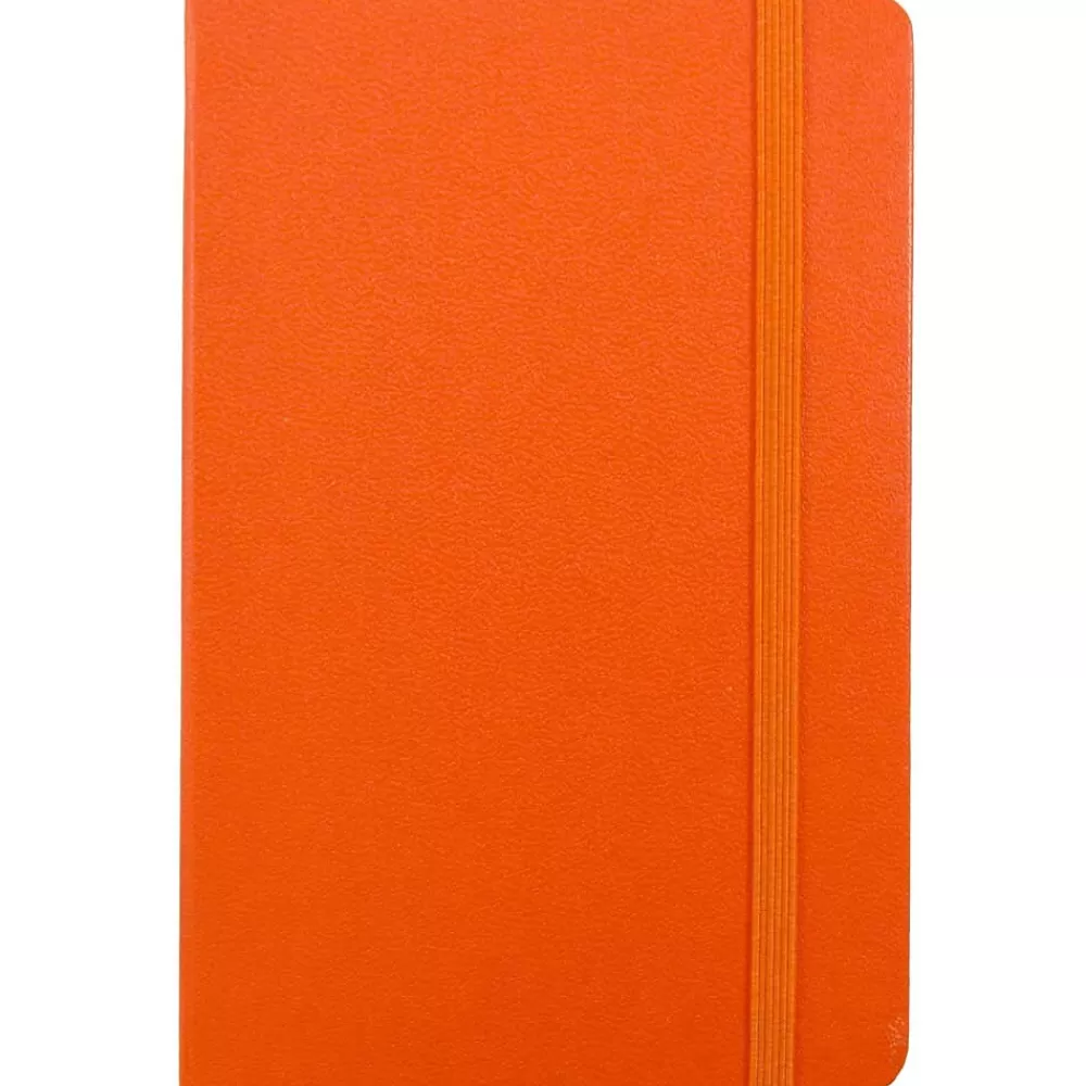 JAM Paper Notebooks<Professional Notebooks, 4" x 6", Wide Ruled, 70 Sheets, Orange (340528848)