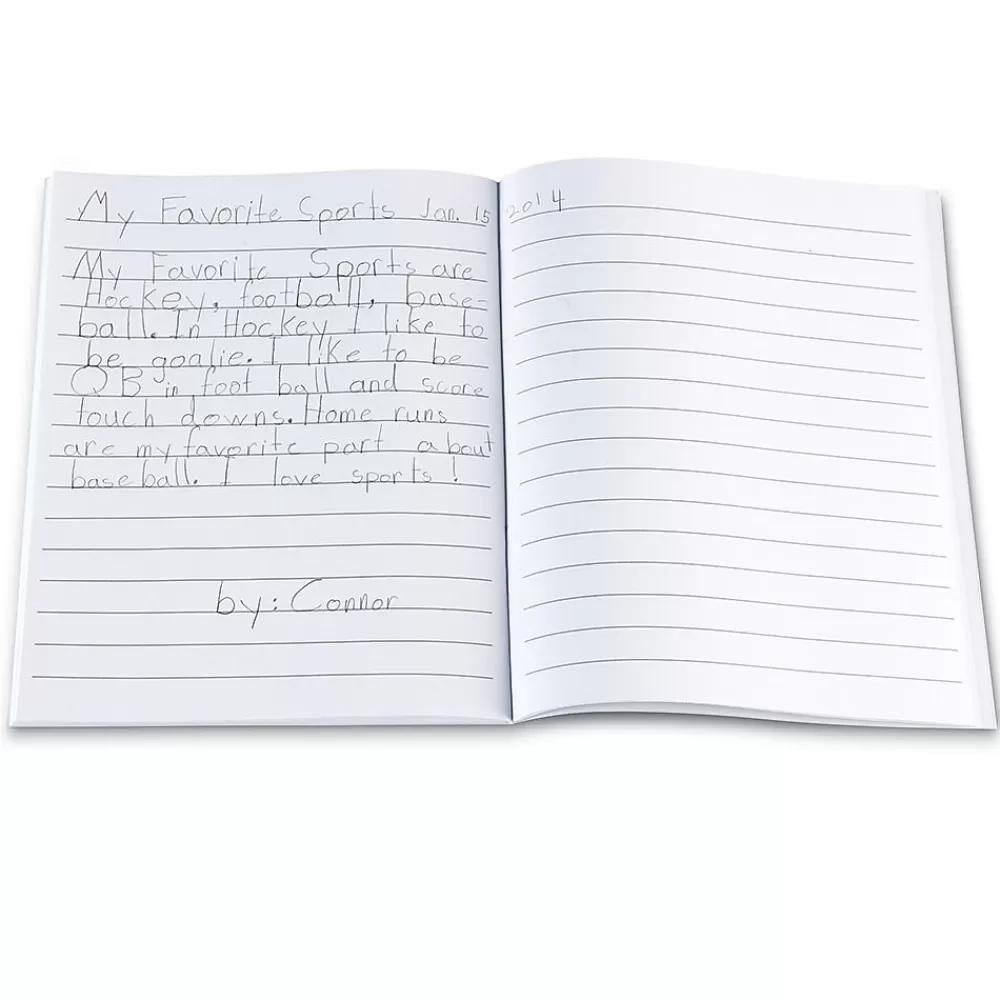 Learning Resources Journals<Make a Story Writing Hardcover Journal, 7" x 9", Blue, 10/Set (LER3467)