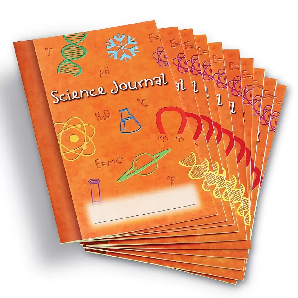 Learning Resources Journals<Science Journals, Multicolor, 10/Set (LER0389)