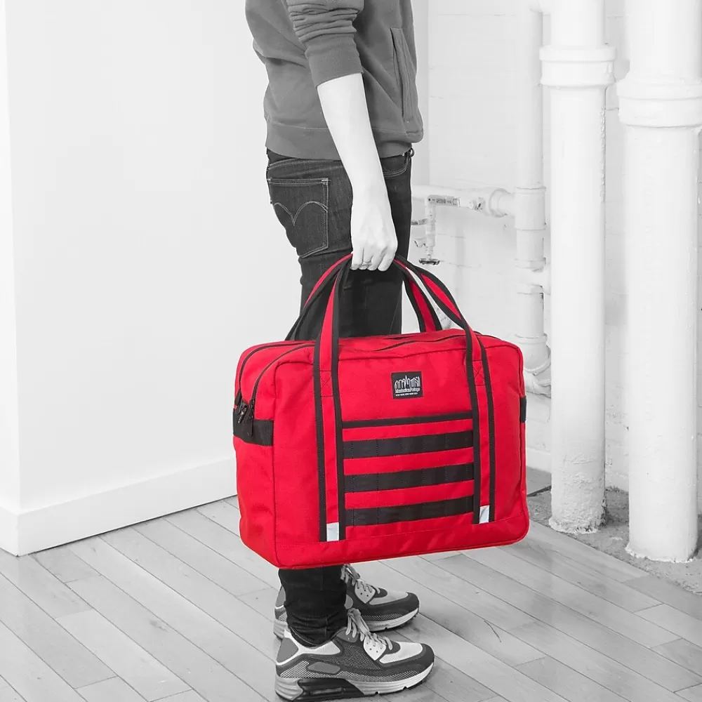 Manhattan Portage Laptop Bags<Yorkville 15" Fabric Laptop Bag, Red (1628-BL RED)