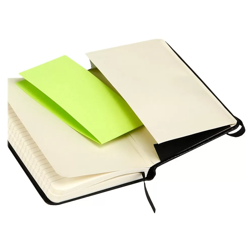 C.R. Gibson Journals<Markings by Pocket Journal, 3.56" x 5.5", Narrow Ruled, Black, 192 Pages (MJ3-4791)