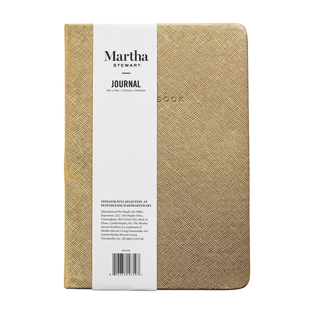 Martha Stewart Journals<Gold Journal (MS101K)