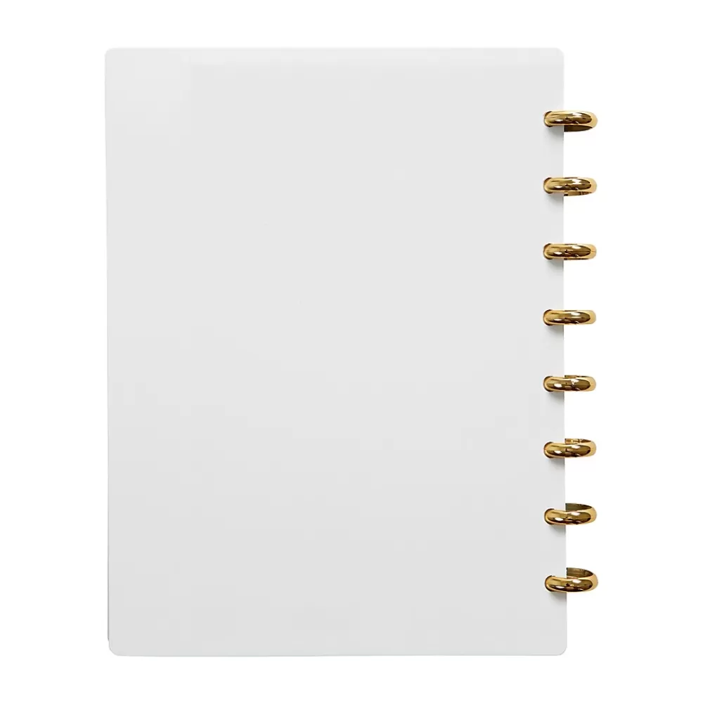 Martha Stewart Notebooks<Gold Vine Poly Junior Discbound Notebook (MS102G)