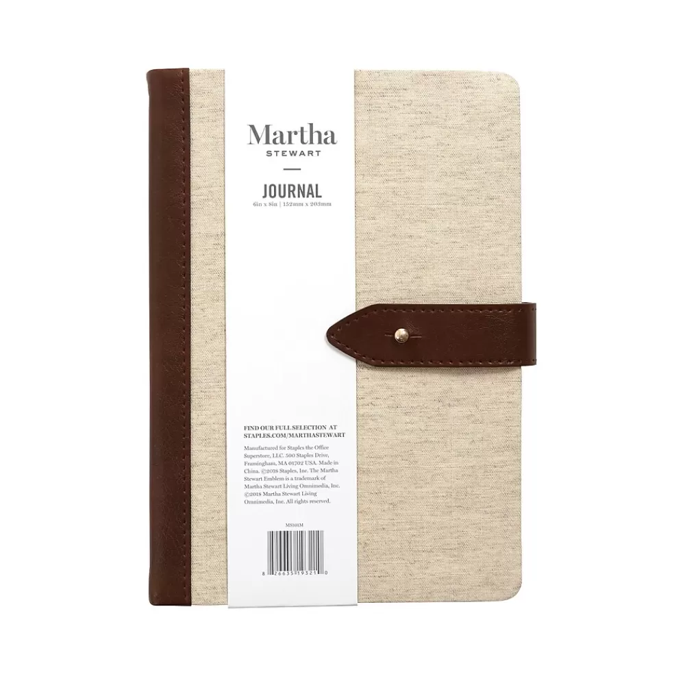 Martha Stewart Journals<Linen Journal with Tab (MS101M)