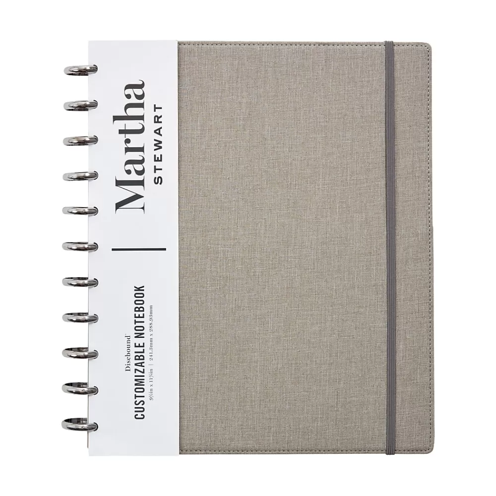 Martha Stewart Notebooks<Linen Letter Discbound Notebook, Letter Sized (MS102H)