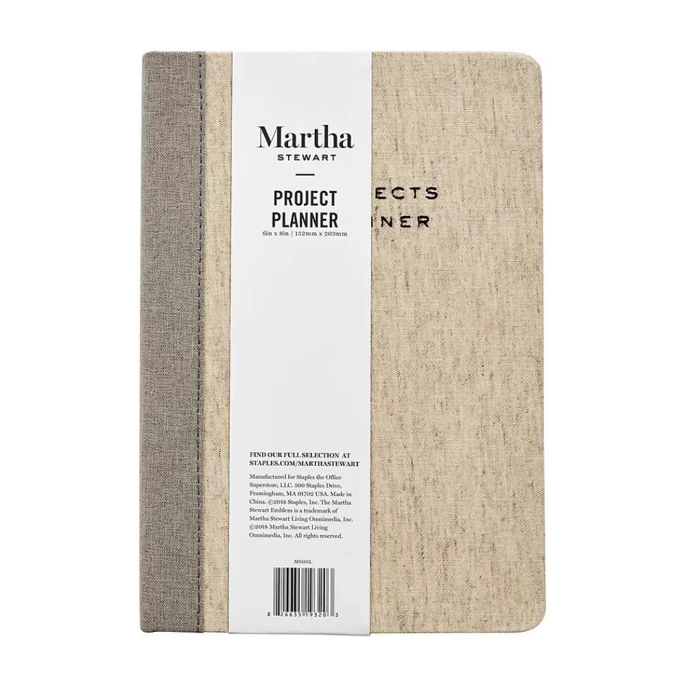 Martha Stewart Journals<Linen Project Planner Journal (MS101L)