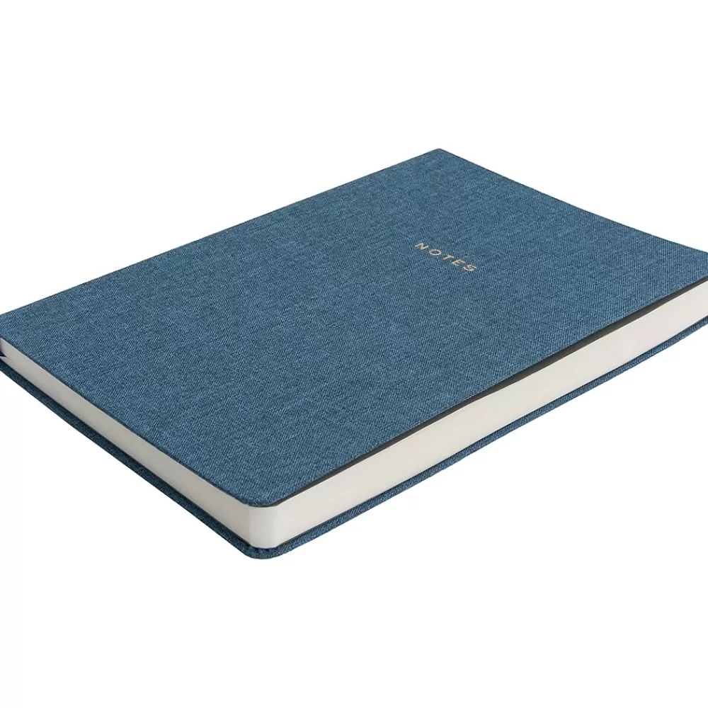 Martha Stewart Notebooks<Notebook, 6" x 8", Ruled, 128 Sheets, Navy (MS110K)