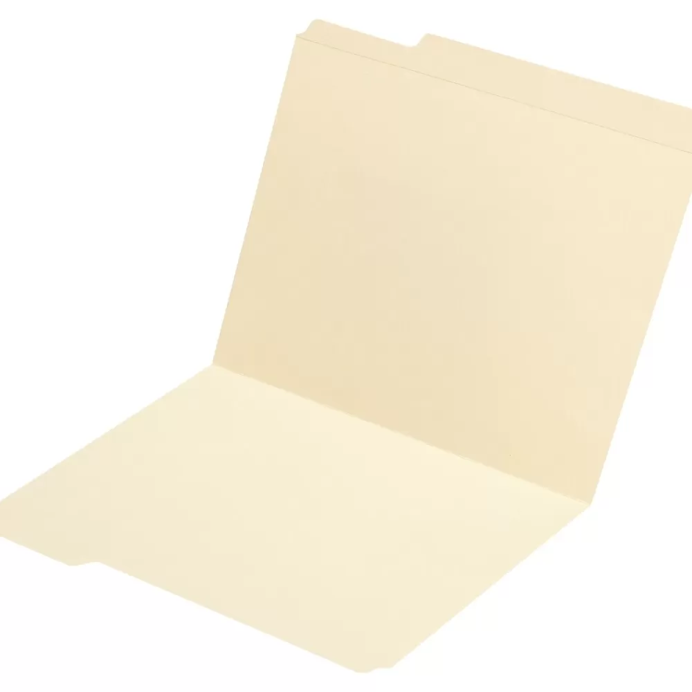 Medical Arts Press File Folders<8" Tab File Folders, Letter, Manila, 100/Box (31454)