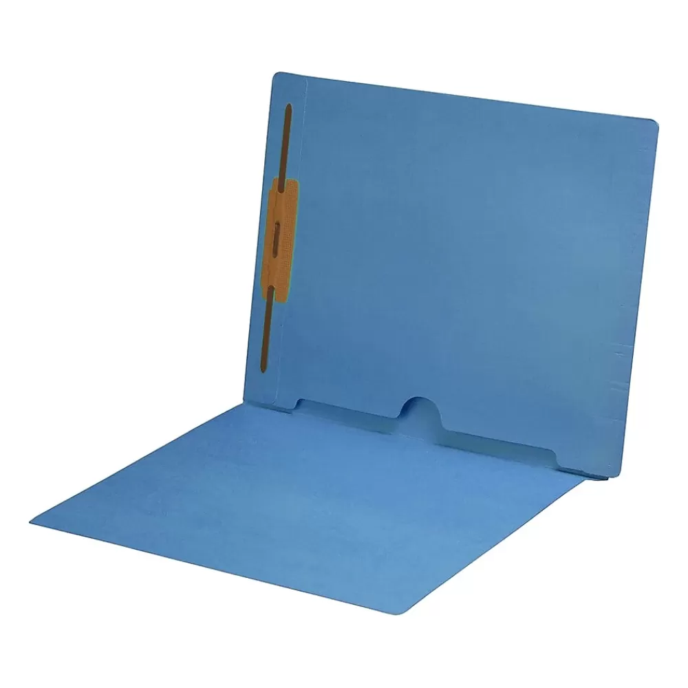 Medical Arts Press File Folders<End Tab File Folder, Straight Cut, Letter-Size, Blue, 50/Box (S-09018-BLU)