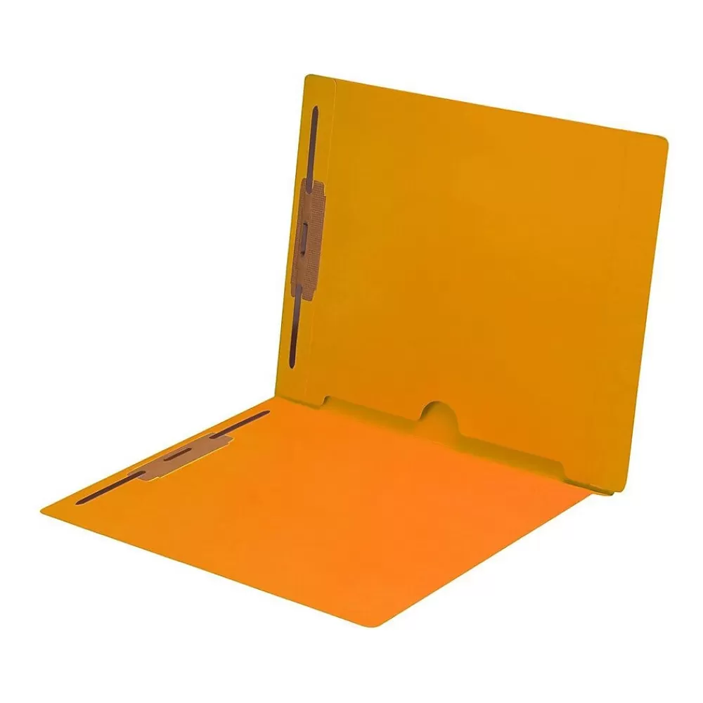 Medical Arts Press File Folders<End Tab File Folder, Straight Cut, Letter-Size, Goldenrod, 250/Box (S-09019-GLD-B)
