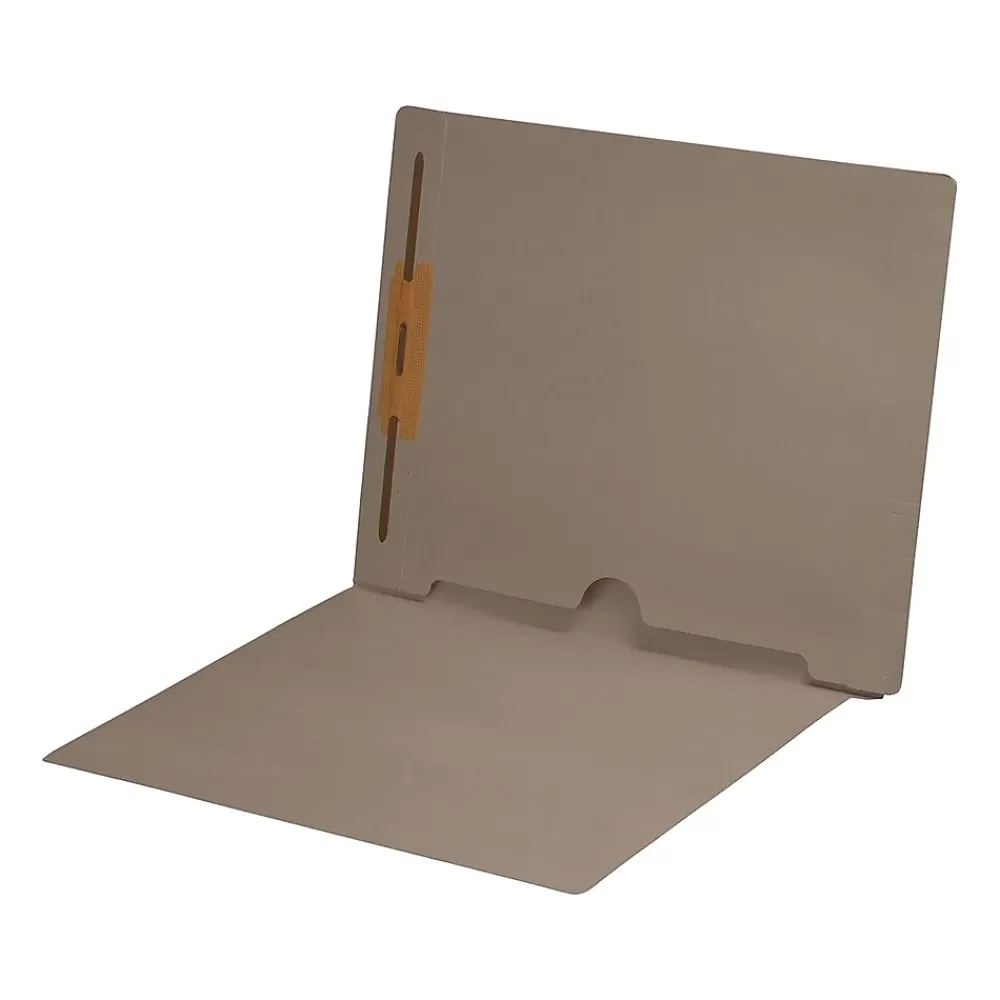 Medical Arts Press File Folders<End Tab File Folder, Straight Cut, Letter-Size, Gray, 50/Box (S-09018-GRY)
