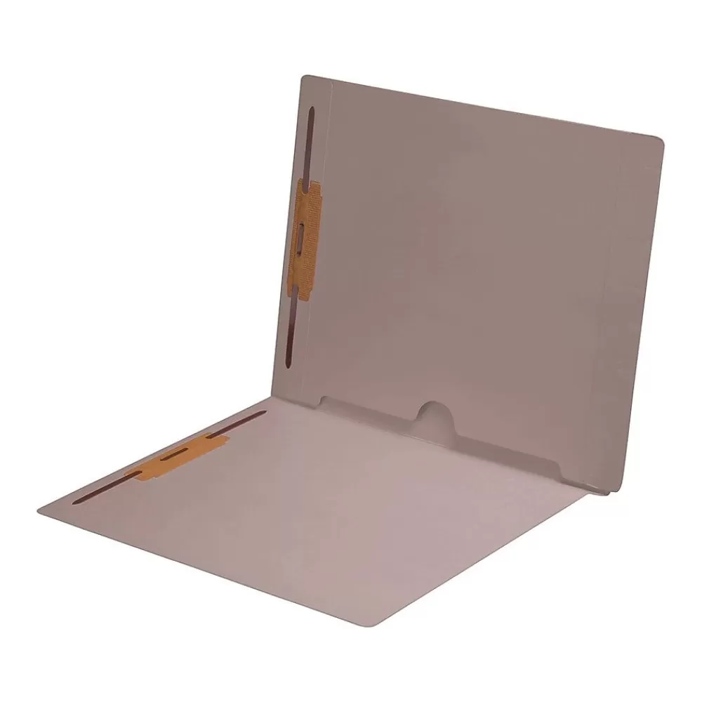 Medical Arts Press File Folders<End Tab File Folder, Straight Cut, Letter-Size, Gray, 250/Carton (S-09019-GRY-B)
