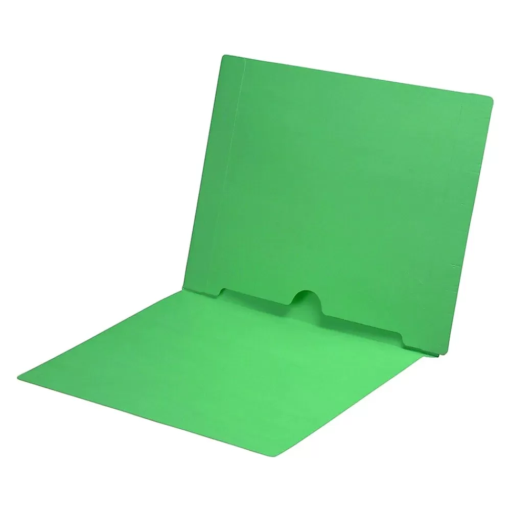 Medical Arts Press File Folders<End Tab File Folder, Straight Cut, Letter-Size, Green, 50/Box (S-09017-GRN)