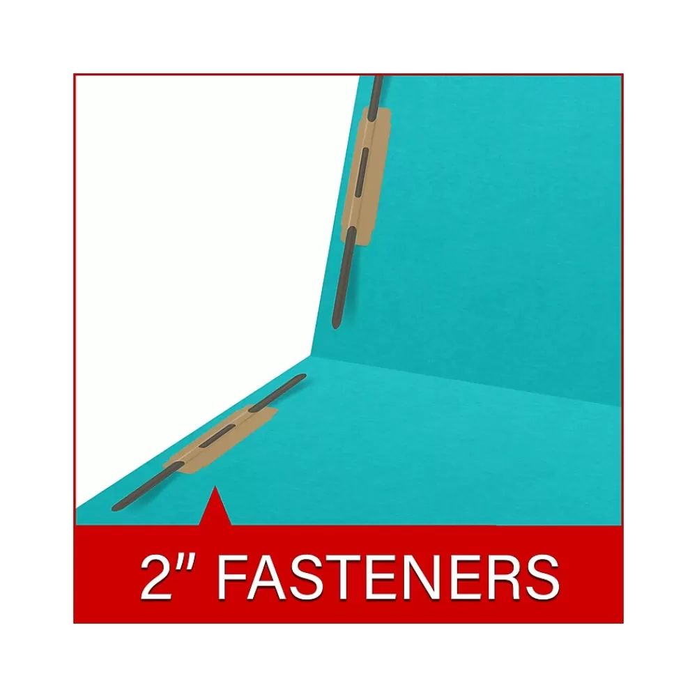 Medical Arts Press File Folders<Heavy-Duty End Tab File Folder, Straight Cut, Letter Size, Light Blue, 40/Box (S-09459-LBL)