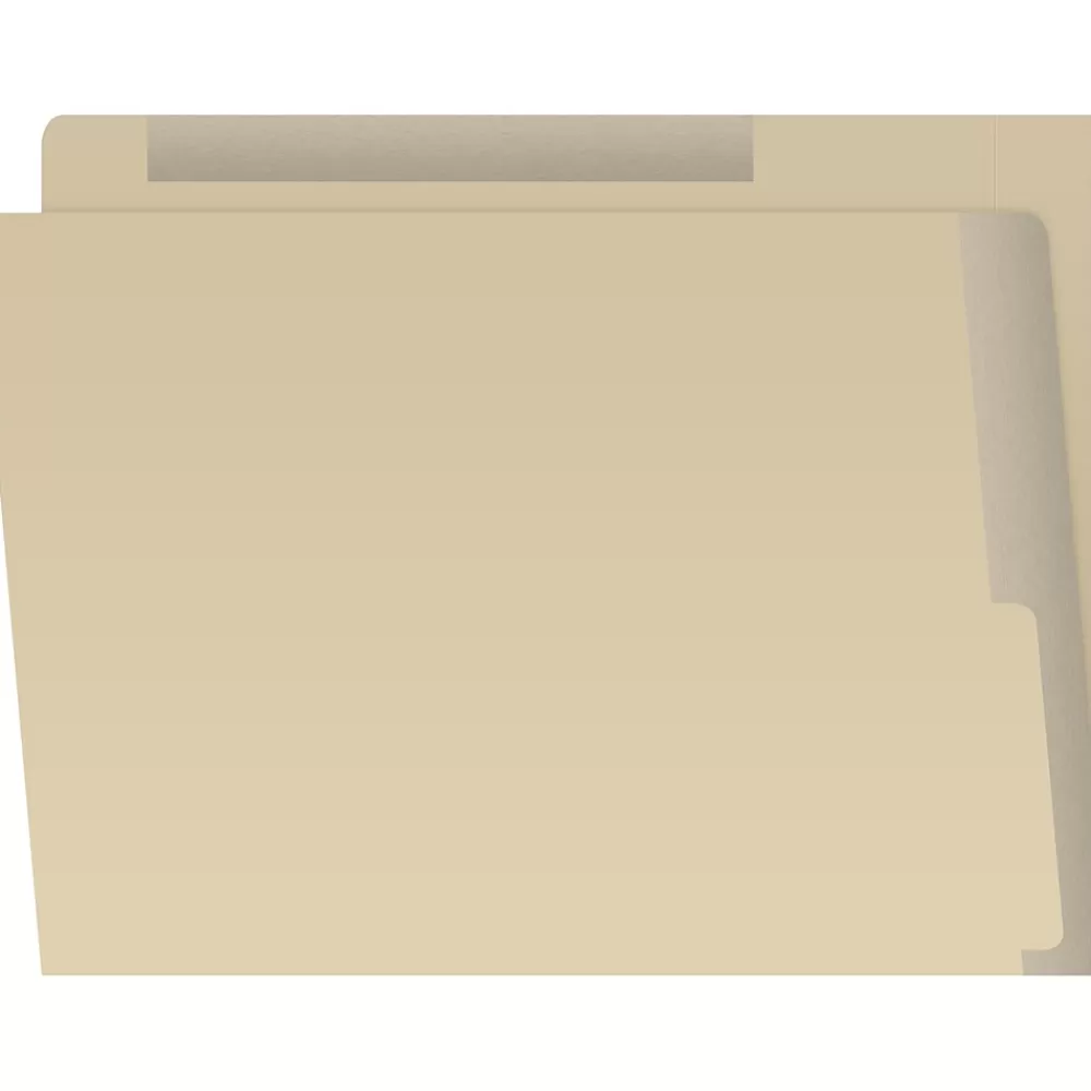 Medical Arts Press File Folders<Heavy-Duty End Tab File Folder, Straight Cut, Letter-Size, Manila, 50/Box (S-09466-GRY)