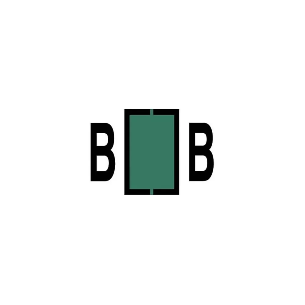 Medical Arts Press Labels<® Jeter® Compatible Alpha Roll Style Labels, Letter B