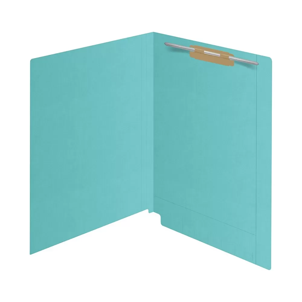 Medical Arts Press File Folders<Kardex Match Reinforced End Tab File Folder, Straight Cut, Letter Size, Light Blue, 50/Box (S-09483-LBL)