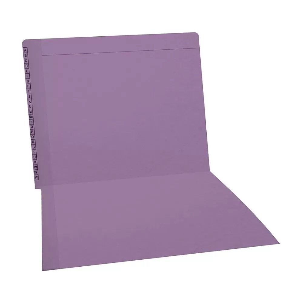 Medical Arts Press File Folders<Kardex Match Reinforced End Tab File Folder, Straight Cut, Letter-Size, Lavender, 100/Box (F1170-LAV)
