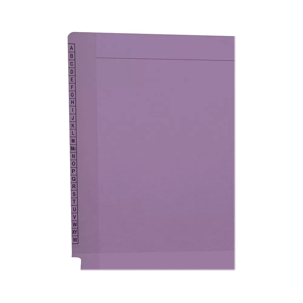Medical Arts Press File Folders<Kardex Match Reinforced End Tab File Folder, Straight Cut, Letter-Size, Lavender, 100/Box (F1170-LAV)