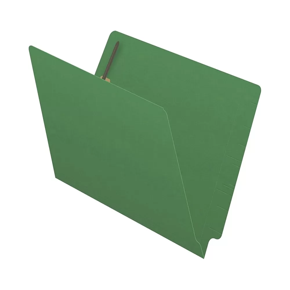 Medical Arts Press File Folders<Reinforced End Tab File Folder, Straight Cut, Letter-Size, Green, 250/Carton (S-01502-GRN-B)