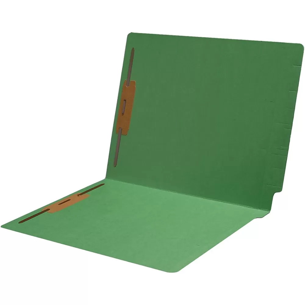 Medical Arts Press File Folders<Reinforced End Tab File Folder, Straight Cut, Letter-Size, Green, 250/Carton (S-01502-GRN-B)